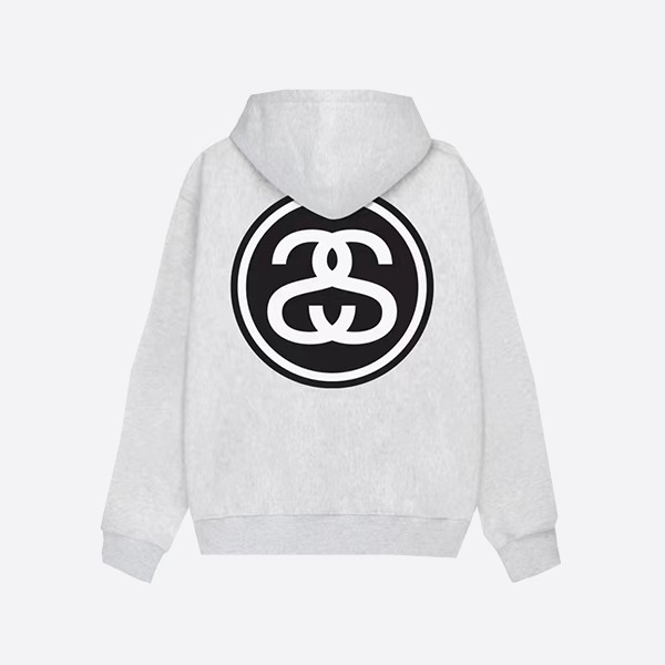 ステューシー FW23 SS-LINK フーディー グレー