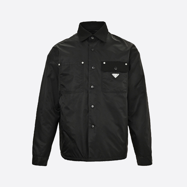 プラダ 24Fw トライアングルロゴ フラップ 中綿ジャケット