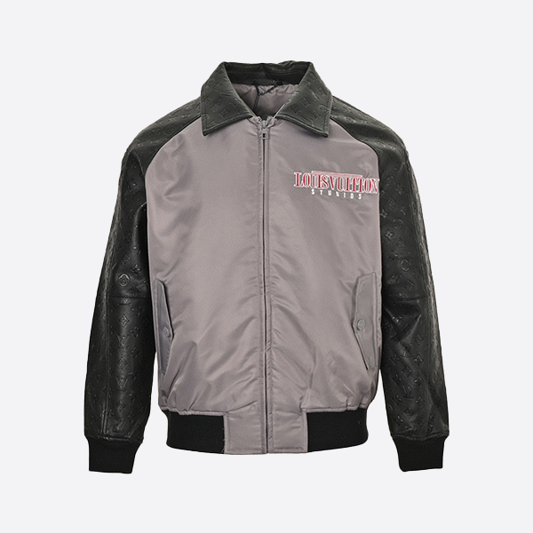 ルイ・ヴィトンのポートレート刺繍入りスタジャン