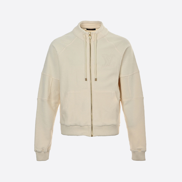 ルイヴィトン 24Fw 刺繍ロゴ ウールスーツ ジッパージャケット