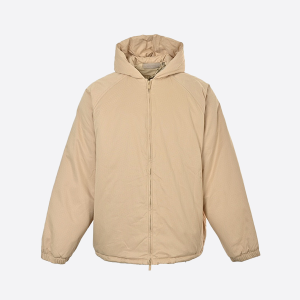 Fear of God フォグ エッセンシャル マルチライン 2 列シリコン レター フード付きコットン ジャケット