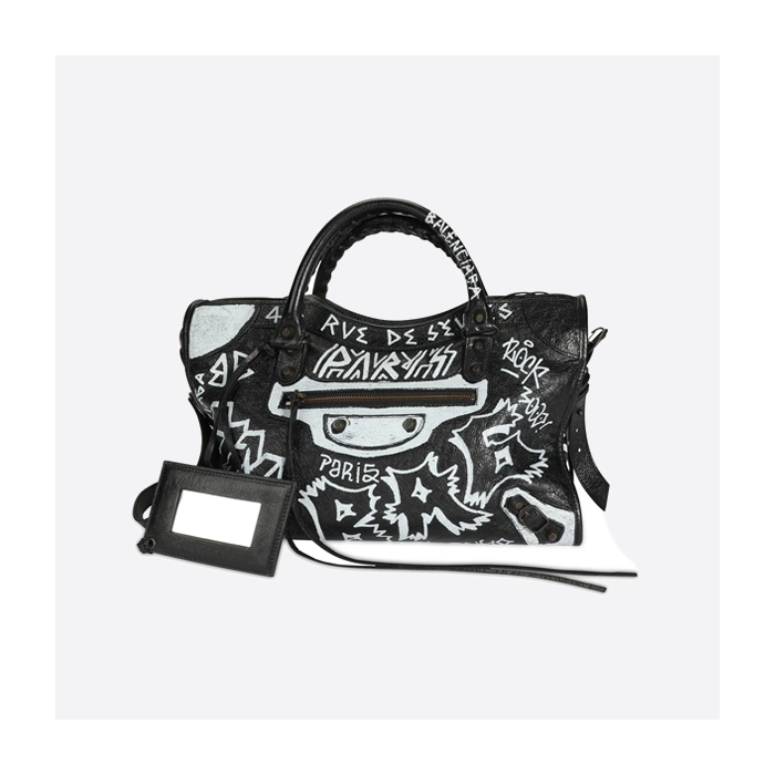 Balenciaga handmade graffiti handbag 505550-1090-Z-535269