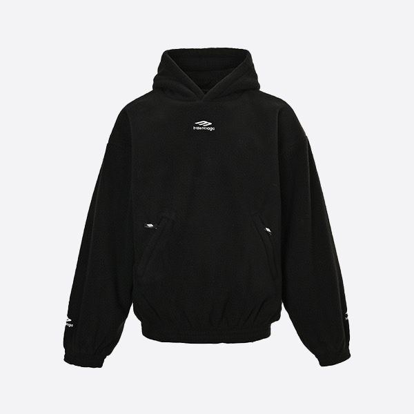 バレンシアガ 24Fw テディ シェルパ スキー フード付きジャケット