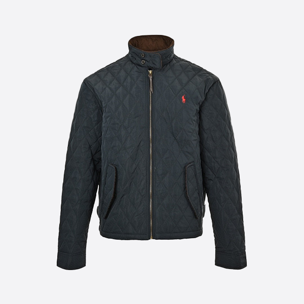 ラルフローレン 24Fw R57 ポニーロゴ ひし形スタンドカラー コットンジャケット