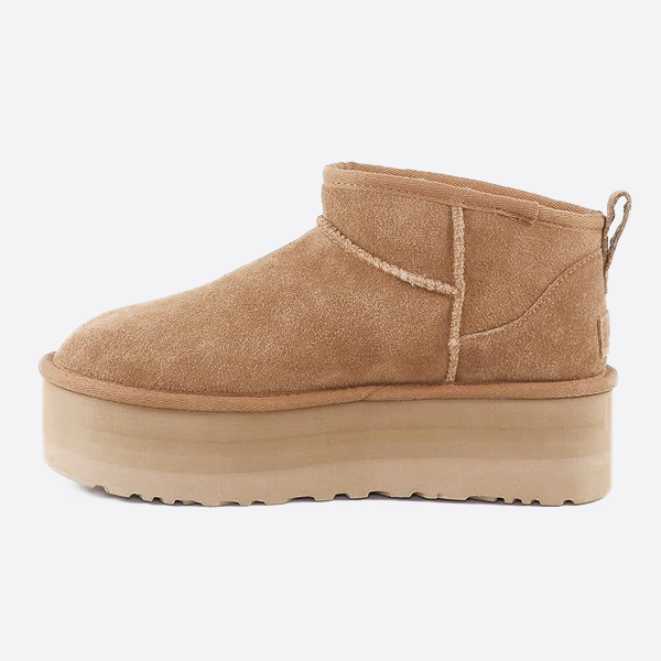 UGG クラシック ショート 厚いソールショートチューブスノーブーツ レディース マルーンUG1763BW014642