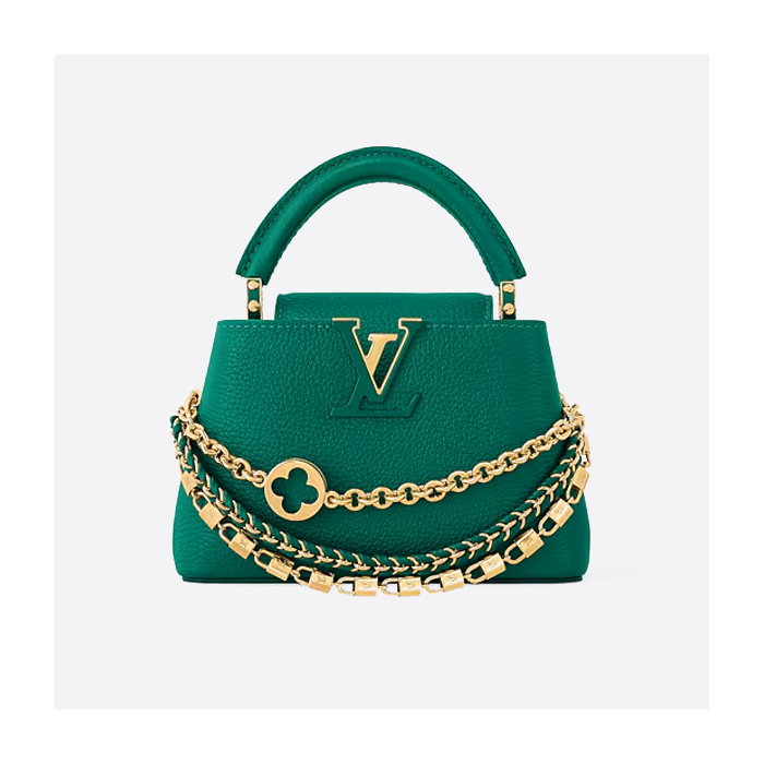 ルイ・ヴィトン カプシーヌ グリーン 3-in-1 チェーンバッグ M11906