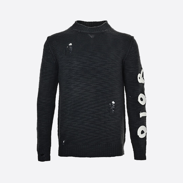 ディオール 24Fw 恐竜チェア刺繍クルーネックセーター