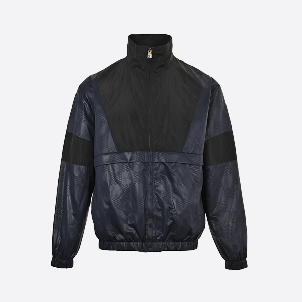 ルイ・ヴィトン パッチワーク ナイロン ジャカード スーツ スポーツ ジャケット