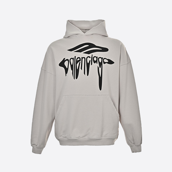 バレンシアガ 3m アートレタープリント フード付きスウェットシャツ