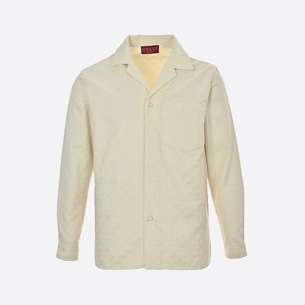 グッチ 25ss オブスキュア ジャカード ラペル カーディガン ジャケット