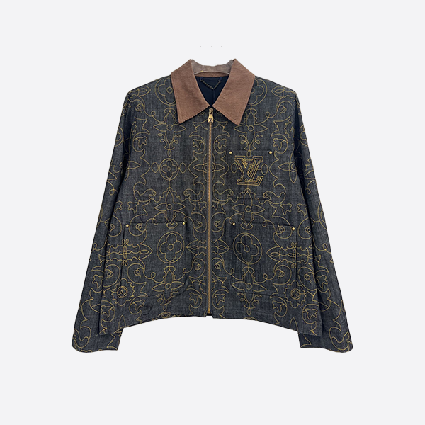 ルイ・ヴィトン ティンバーランド 刺繍入りデニムジャケット
