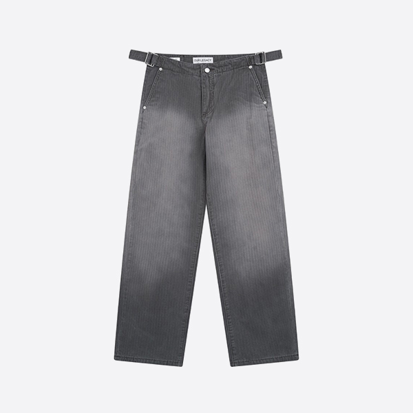 アワーレガシー トラッカージーンズ グレー