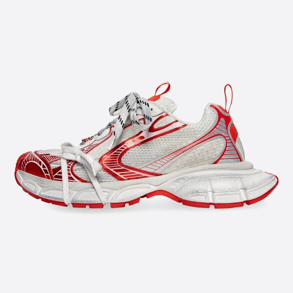 バレンシアガ 23SS 3XL スニーカー ホワイト レッド ダディ シューズ 19371603