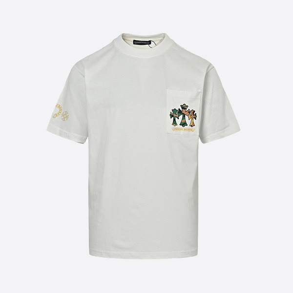 クロムハーツ 25ss ホースシュー ペイントクロスプリント 半袖