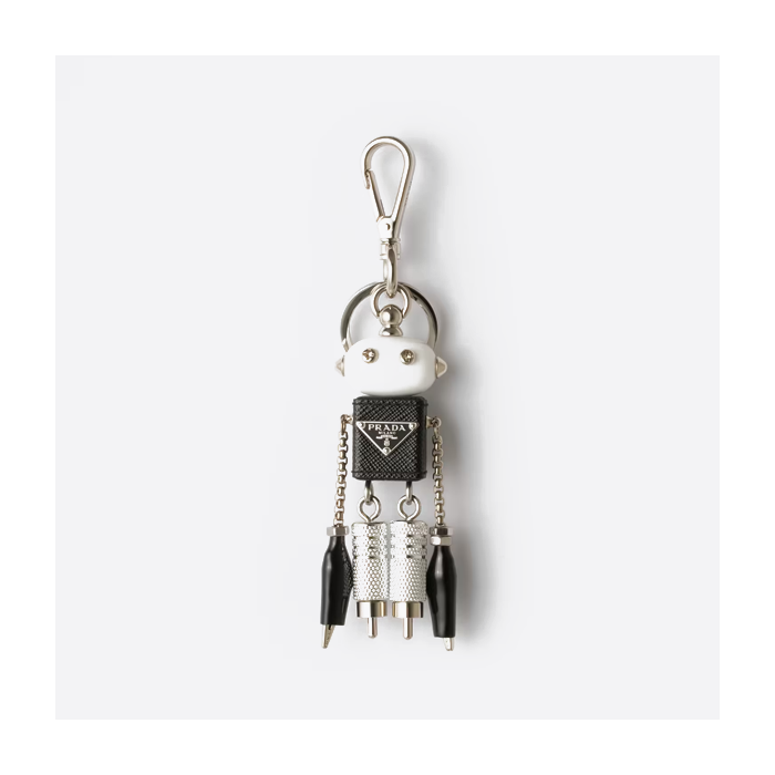 プラダ ロボット サフィアーノレザー バッグチャーム 2TR101_UYY_F0H7