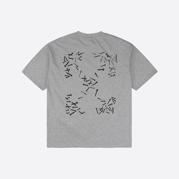 オフホワイト スケートグレー アロー S/S Tシャツ グレー
