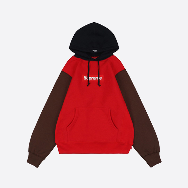 シュプリーム ボックスロゴ フード付きスウェットシャツ マルチカラー