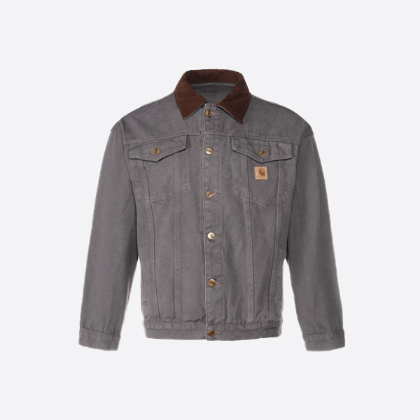 Carhartt WIP & Carhartt ヴィンテージ ディストレスト ヘビーウォッシュ デトロイト マルチポケット ジャパニーズ ジャケット デニムジャケット -