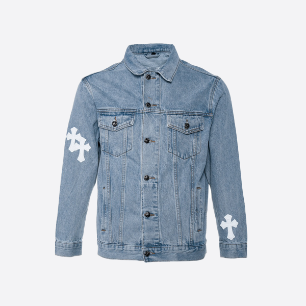 Chrome Hearts レザーデニムジャケット