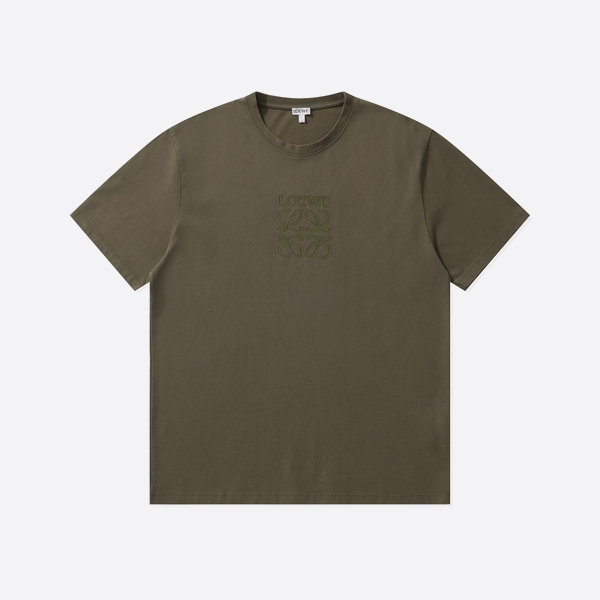ロエベ 25ssマカロン刺繍 半袖 グリーン
