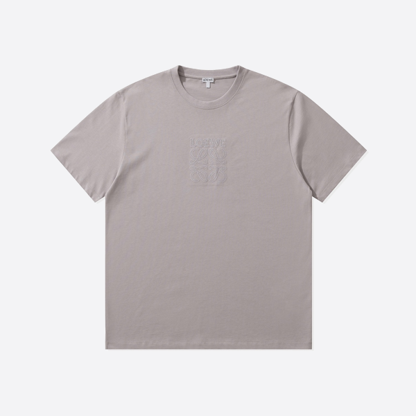 ロエベ 25ssマカロン刺繍 半袖 カーキ