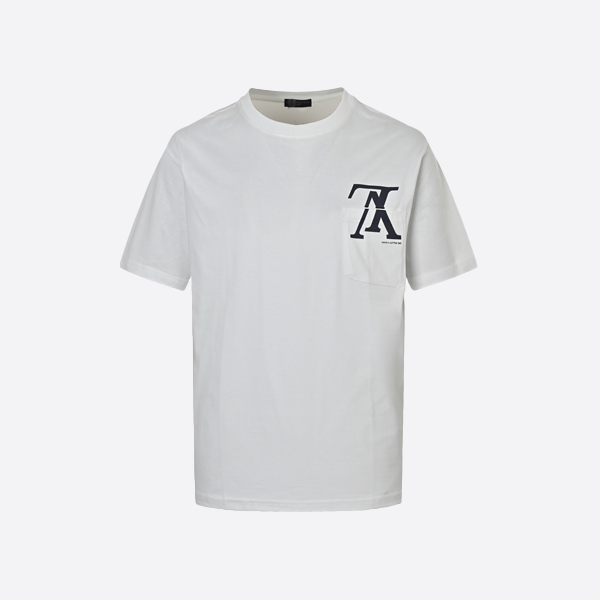 ルイ・ヴィトン ビッグV 逆文字プリント ロゴ 半袖