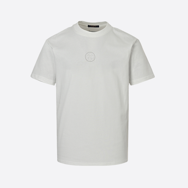 ルイヴィトン 25ss フロントとバックに刺繍ロゴ半袖