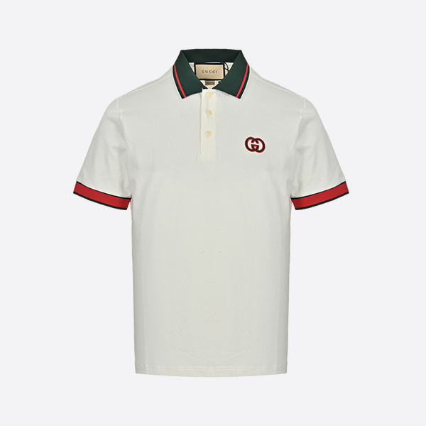 グッチ ダブルG 刺繍 ポロシャツ 半袖