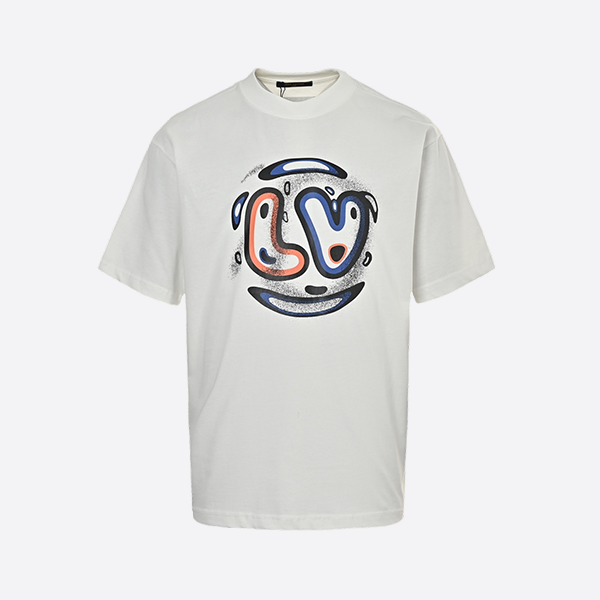 ルイ・ヴィトン 25SS レインボーレタリング 半袖