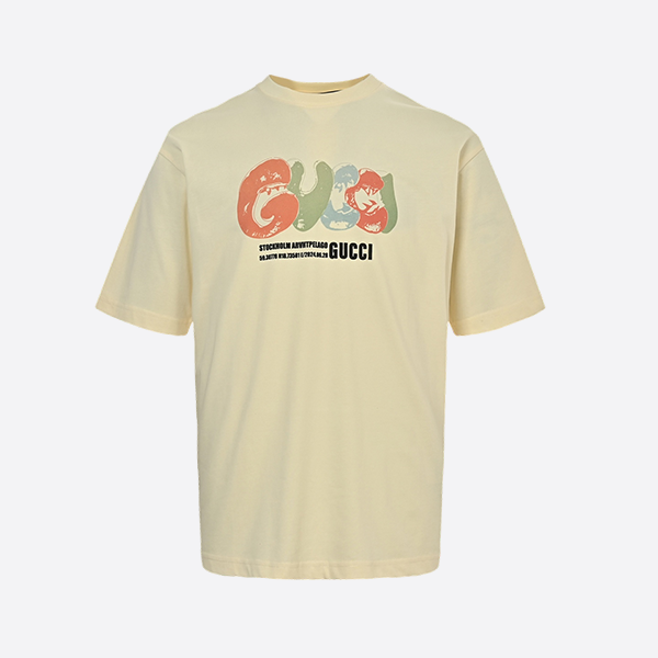 グッチ レタープリント ショートスリーブ