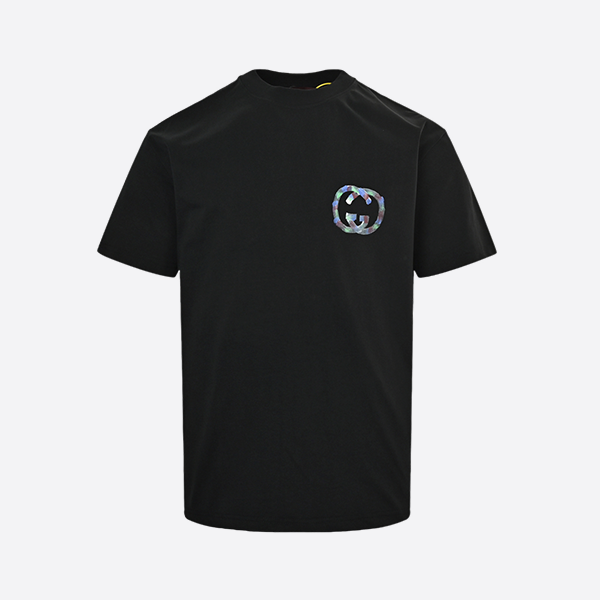 グッチ 25SS グラフィティ ハンドペイント ダブルG プリント 半袖