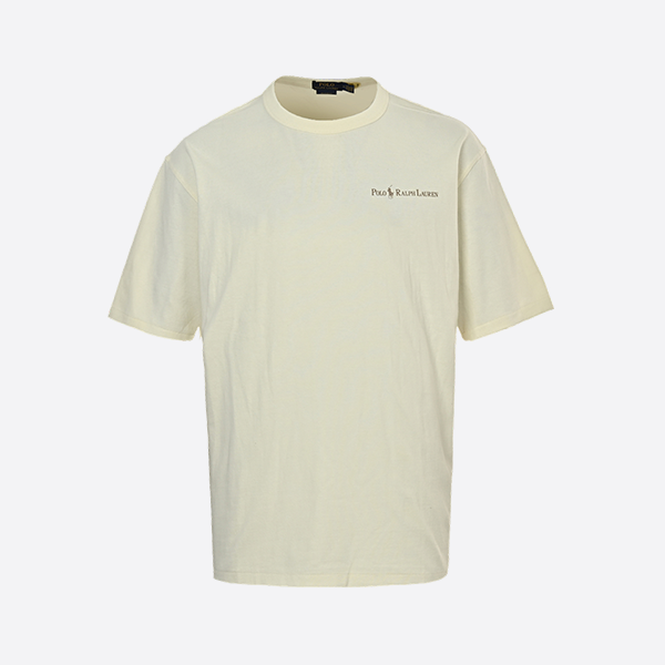 ラルフローレン 25SS スモールロゴプリント 半袖ホワイト