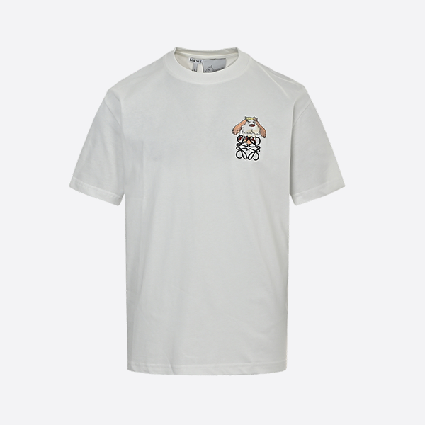 ロエベ 24SS 千と千尋の神隠し ポニーテール ドッグ 刺繍 半袖