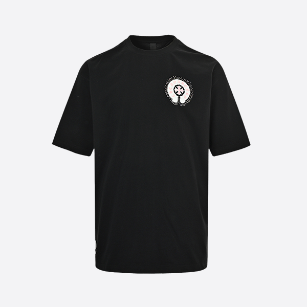 クロウハートフォームホースシュープリント半袖