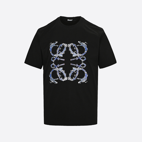 ロエベ 25ss ウェーブロゴプリント 半袖