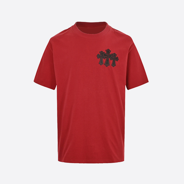 クロウハート フルレザーラベル クロス半袖