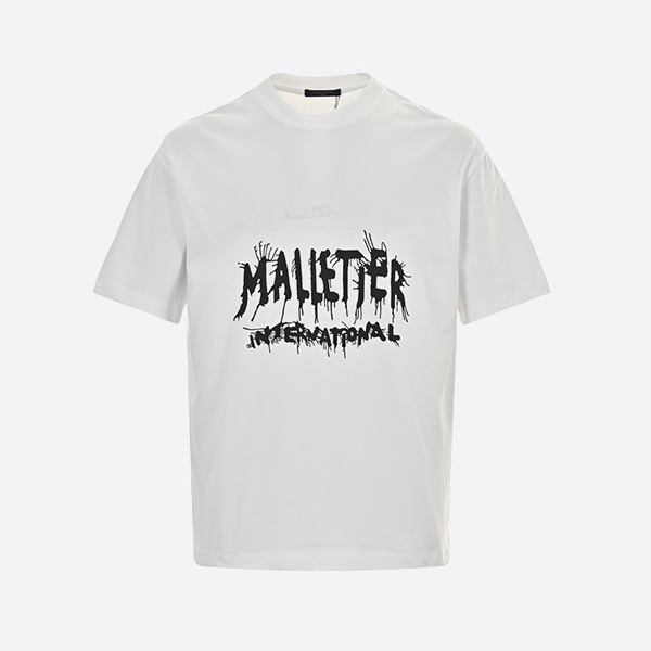 ルイ・ヴィトン 24SS 刺繍入りレタリング半袖