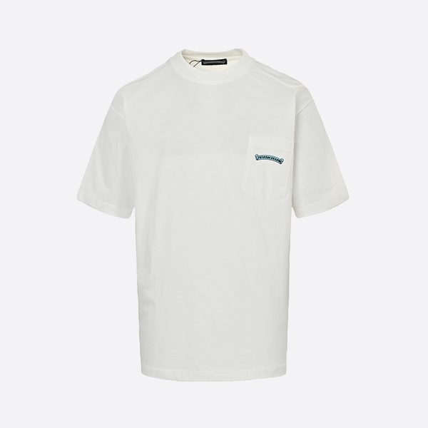 クロムハーツ ブルーロゴ サンスクリットプリント半袖