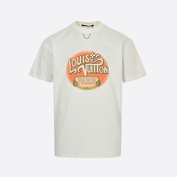 ルイ・ヴィトン 25SS チェーンロゴプリント 半袖