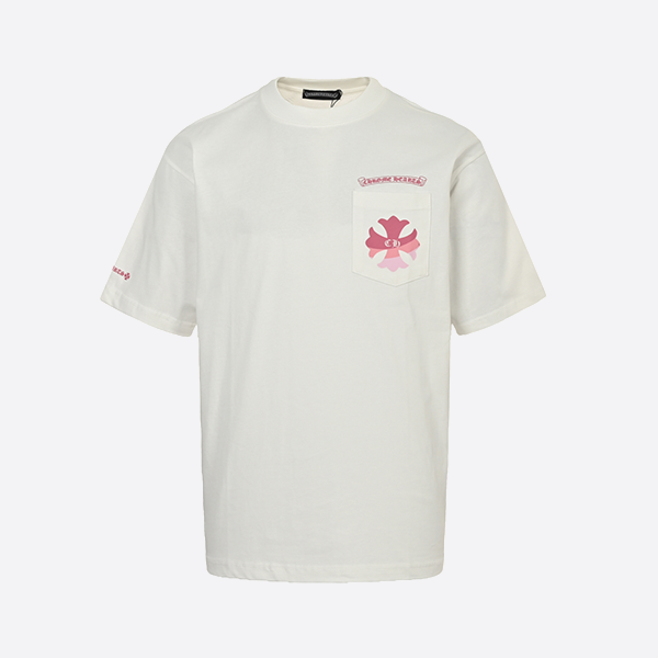 クロムハーツバックオーバーラップ ブルークロスプリント 半袖