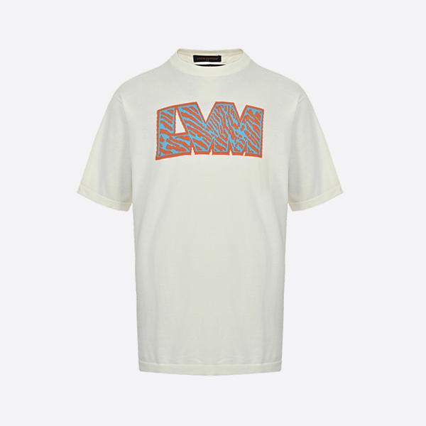 ルイ・ヴィトン カラフル レオパード プリント レタリング 半袖