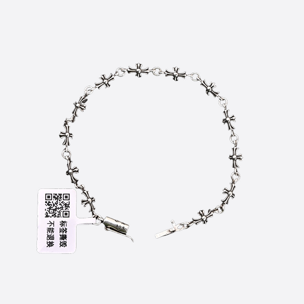クロムハーツ CH ダイヤモンドフリー シンクロスブレスレット