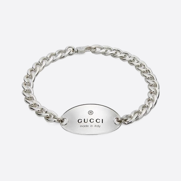 【正】シルバー925 グッチ トレードマーク チェーンブレスレット 797152 J8400 8106