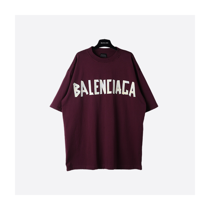 バレンシアガ SS25 テープ Tシャツ