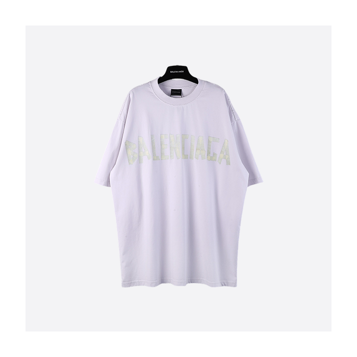 バレンシアガ SS25 テープ Tシャツ