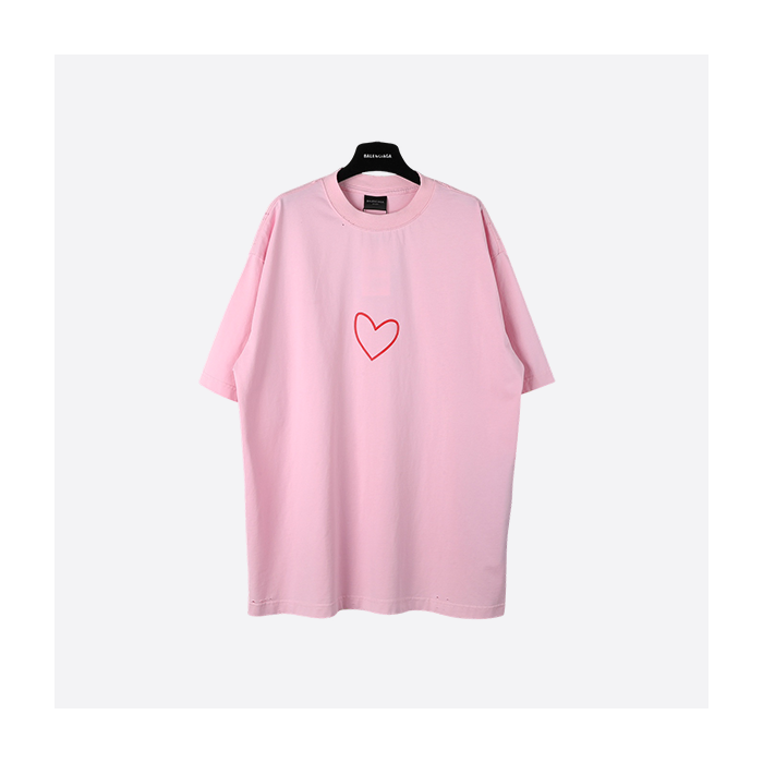 バレンシアガ ラブハート Tシャツ