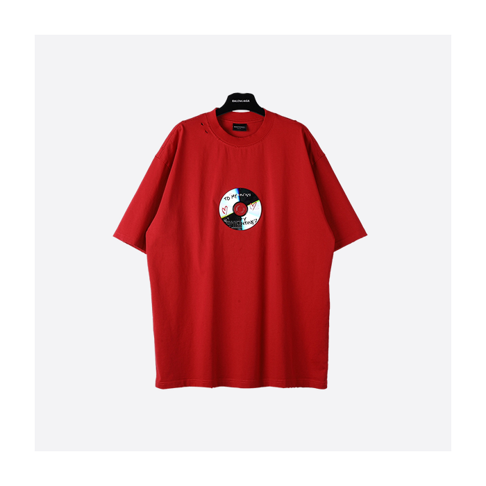 バレンシアガ CD バレンタインデー限定版 Tシャツ