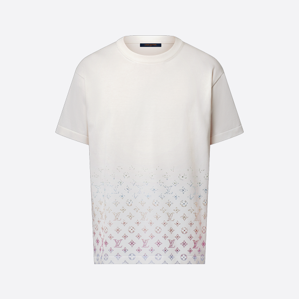 ルイ・ヴィトン グラデーション ホットダイヤモンド ウール 半袖