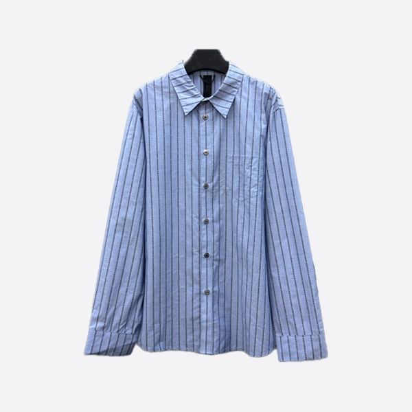 クロムハーツ  サンスクリット語プリントの糸染めシャツ