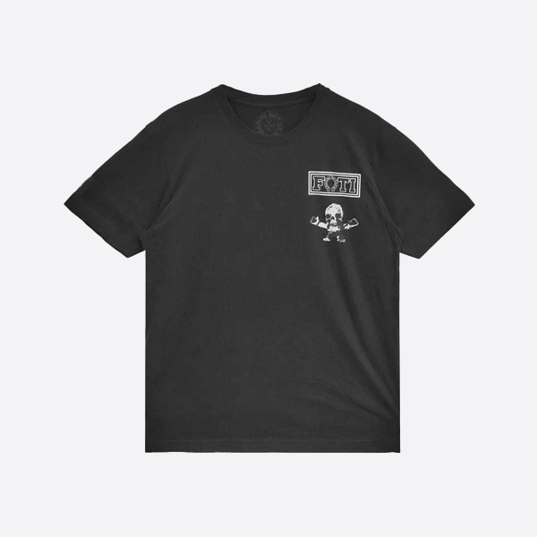 クロムハーツ  背中に9つのグリッドスカルの半袖